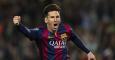 Messi celebra uno de sus goles en la ida de las semifinal de Champions contra el Bayern. /EFE