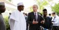 Blair, con el presidente de Nigeria hace unos días. REUTERS/Afolabi Sotunde