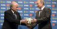 Imagen de archivo del presidente de la FIFA, Joseph Blatter, y del presidente ruso, Vladimir Putin, en 2014./ REUTERS