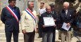 Soriano (centro), en el homenaje recibido ayer, en el Día Nacional de Francia.