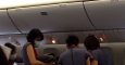 Captura del vídeo grabado en el avión./ YOUTUBE