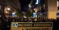 Marcha en Madrid con motivo del Día Internacional Contra la Violencia de Género.