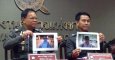 Investigadores muestran fotos de un ciudadano español, identificado por varios medios tailandeses como Artur Segarra, uno de los principales sospechosos junto a un italiano del asesinato del ejecutivo español David Bernat.- EFE