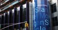 El logo de Morgan Stanley en la sede mundial de la firma financiera, en Manhattan, Nueva York (EEUU). REUTERS/Mike Segar