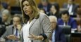 La presidenta andaluza, Susana Díaz, durante su intervención en la sesión parlamentaria de control al Gobierno.- EFE/José Manuel Vidal