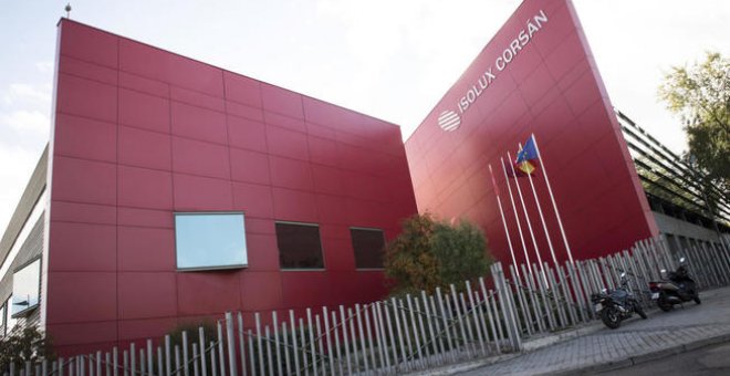Sede de la empresa de construccion e ingeniería Isolux Corsán, en Madrid. EFE