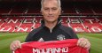 José Mourinho en su presentación como técnico del Manchester United.