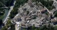 Una vista aérea  de lo que queda de la ciudad de Pescara del Tronto, en Italia, tras el terremoto. REUTERS / Stefano Rellandini