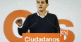 El presidente de Ciudadanos, Albert Rivera, durante su intervención este sábado en el Consejo General del partido.- EFE