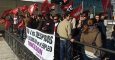 Manifestación de los trabajadores de Ericsson en Málaga. / EUROPA PRESS