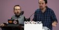 El líder de Podemos, Pablo Iglesias, y el secretario de Organización, Pablo Echenique, durante una rueda de prensa tras el Consejo de Coordinación del partido en noviembre. EFE