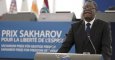 Denis Mukwege, durante la ceremonia de entrega del Premio Sájarov en el Parlamento Europeo. - AFP