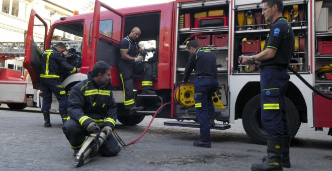 El 60% de los aspirantes a bombero en Burgos, eliminado por la prueba de ortografía. EFE/Archivo