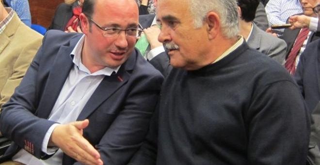 Pedro Antonio Sánchez y Alberto Garre.