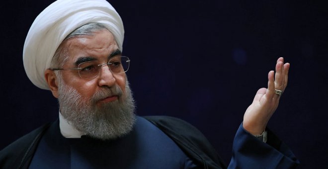 El presidente de Irán, Rohaní, hace unos días en Teherán. REUTERS