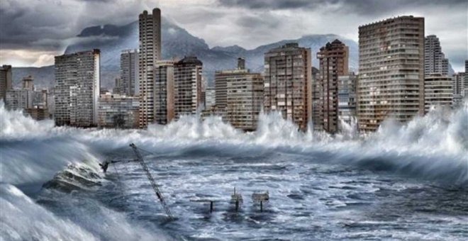 El nivel del mar podría arrasar la costa española a causa del calentamiento global. /GREENPEACE