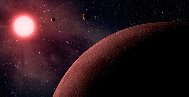 Recreación artística de exoplanetas.- NASA