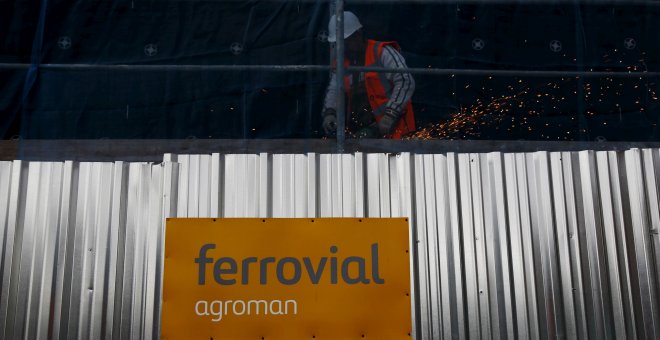 Una obra de edificación en Madrid ejecutada por Ferrovial.  REUTERS/Susana Vera