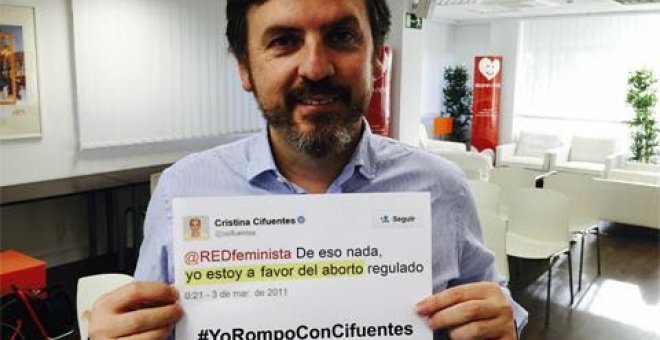 Ignacio Arsuaga, dirigente de Hazte Oír, en contra de Cifuentes por "defender el aborto". TWITTER