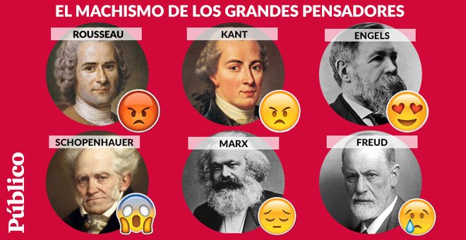 Juicio a los grandes pensadores de la historia por machistas. Suban al estrado por favor