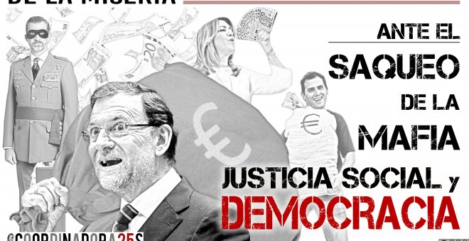 Cartel de la convocatoria de la manifestación en Madrid el próximo 1 de abril