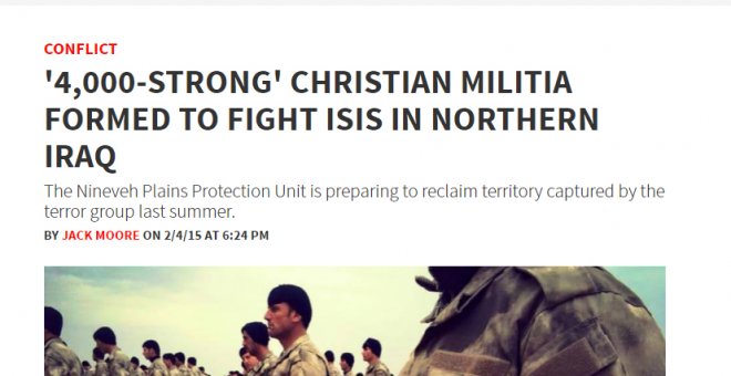 Newsweek sostenía en febrero de 2015 que los cristianos iraquíes disponían de una gran armada citando como fuente a otro diario, la noticia resultó ser mentira pero nadie rectificó jamás