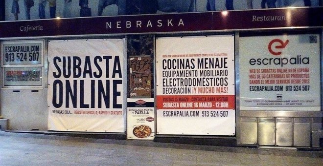 Un establecimiento de las cafeterías Nebraska en la Gran Vía madrileña. E.P.