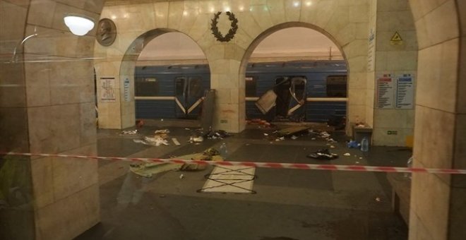 Imagen del atentado del metro en San Petesburgo / REUTERS