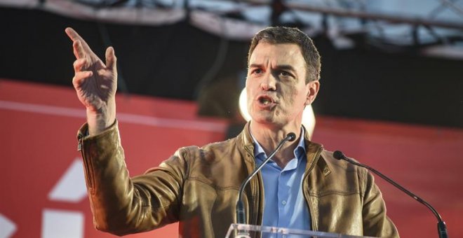 El candidato a la secretaría general del PSOE, Pedro Sánchez. EFE/Javier Zorrilla
