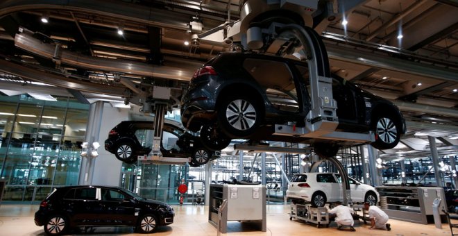 Una fábrica de Volkswagen en Dresde. REUTERS/Fabrizio Bensch