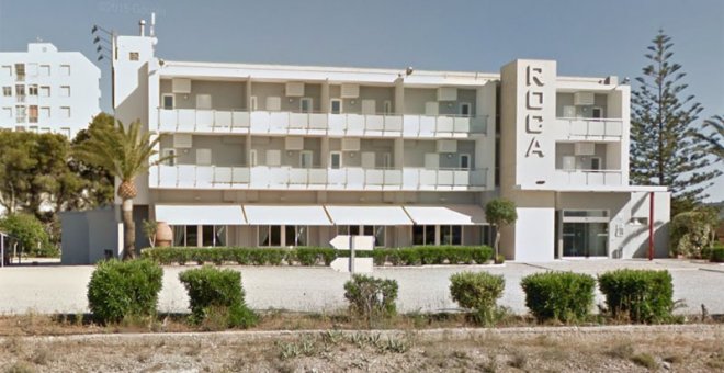 Vista del Hotel Roca en Google maps