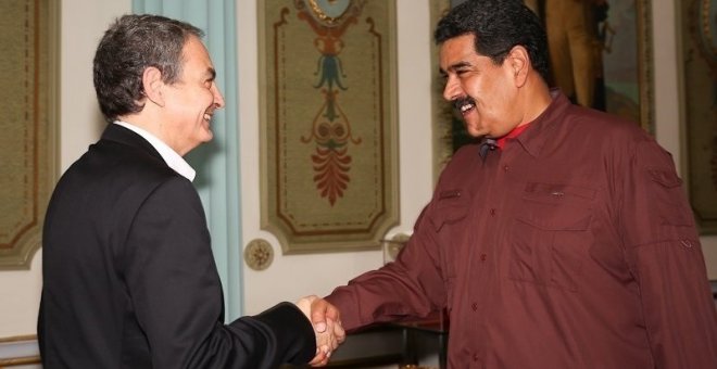 José Luis Rodríguez Zapatero y Nicolás Maduro /EUROPA PRESS