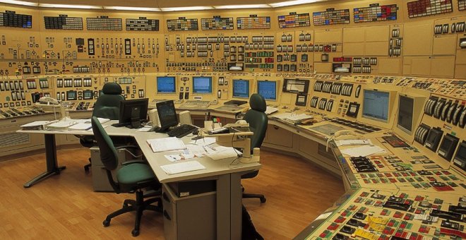 Sala de control de la central nuclear de Vandellós, Tarragona