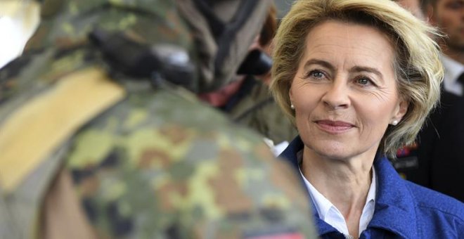 La ministra alemana de Defensa, Ursula von der Leyen. / EFE