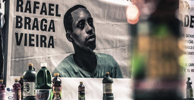 Rafael Braga es conocido como "el preso de Pinho Sol" por la marca de limpiador de limpiador de sueles con el que le encontraron