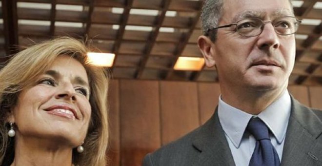 Ana Botella y Alberto Ruiz-Gallardón, los dos últimos alcaldes de Madrid del Partido Popular.