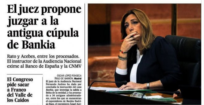 Portada de 'El País' en su edición del 12 de mayo de 2017.