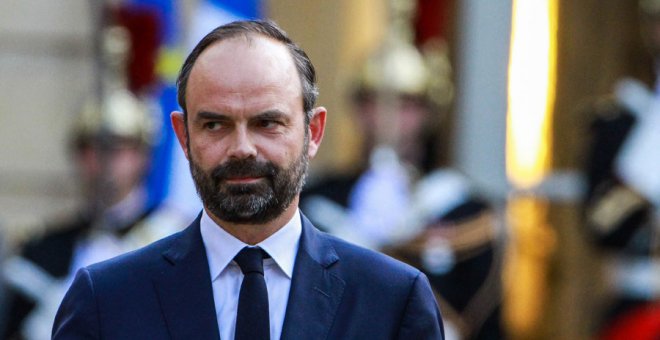 Édouard Philippe, este lunes en París. AFP