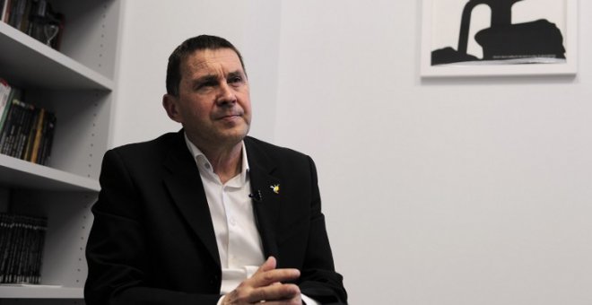 Arnaldo Otegi, secretario general de Sortu.ANDER GILLENEA / AFP