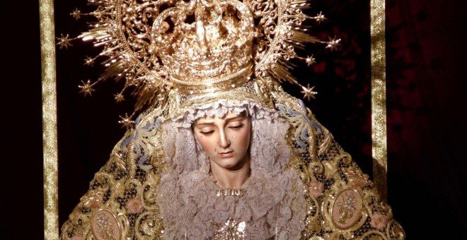 Imagen de archivo de la Virgen del Amor condecorada por Interior