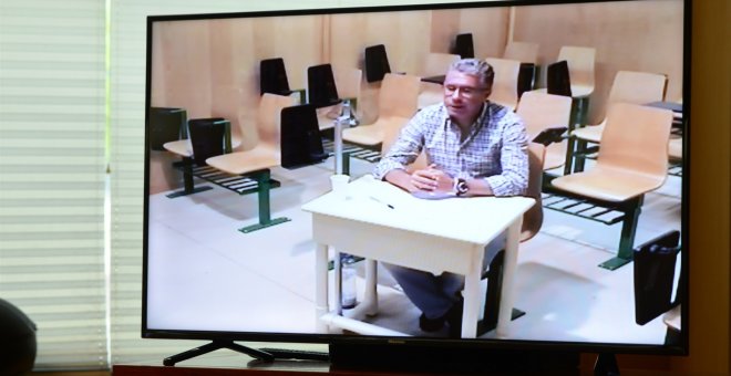 Francisco Granados comparece por videoconferencia en la comisión anticorrupción/ EUROPA PRESS
