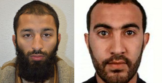 Khuram Shazad y Rachid Redouane fueron dos de los tres terroristas que perpetraron el ataque en el puente de Londres. REUTERS