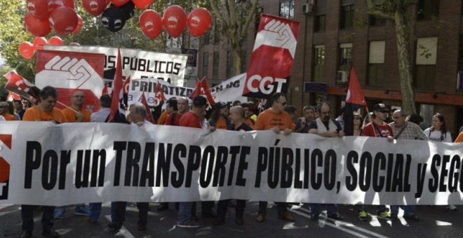 Manifestación de CGT en Madrid. EFE/Archivo