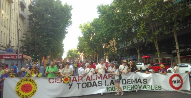 Manifestación contra las nucleares en Madrid