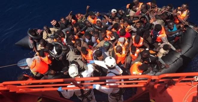 Cerca de 92 migrantes han sido rescatados en Motril./EUROPA PRESS