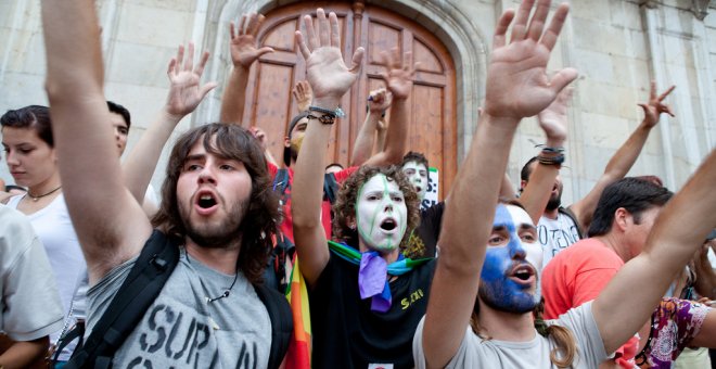 Manifestació a Tarragona contra retallades en pressupostos socials