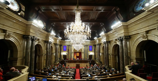 Imagen del Pleno del Parlament catalán. REUTERS
