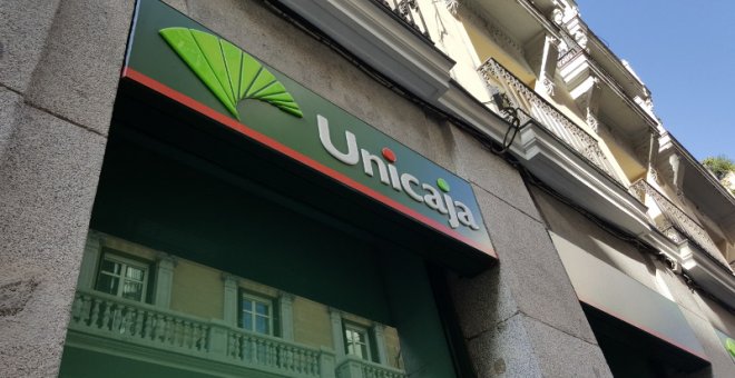 Oficina de Unicaja en Madrid. EFE