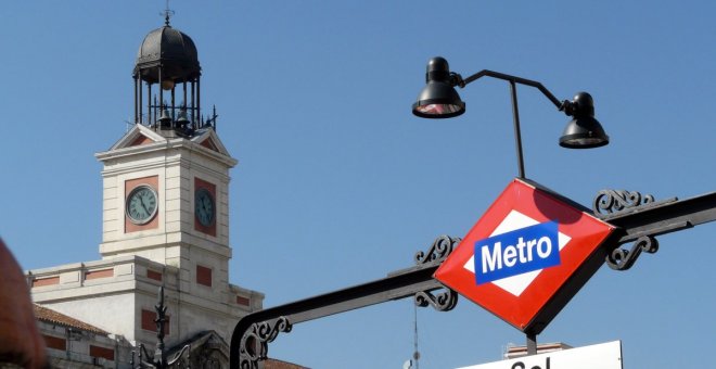 Estación de Metro de Sol en Madrid