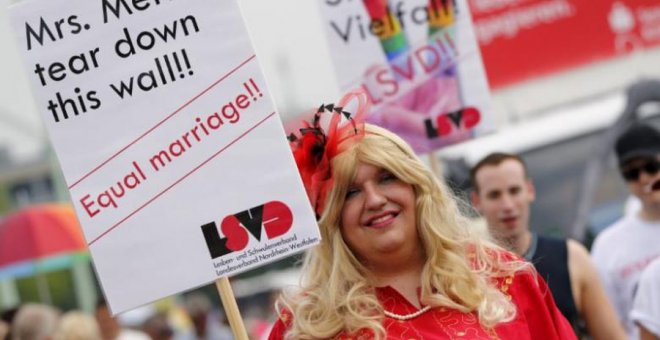 Manifestación en Colonia por el matrimonio igualitario.- REUTERS